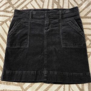 The North Face Dark Gray Corduroy Mini Skirt